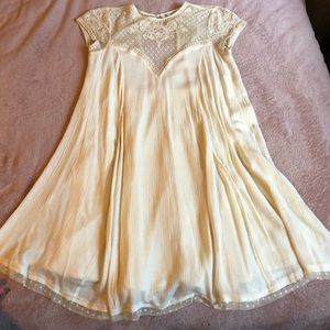 Urban Outfitters- Cream Lace Dress